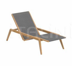 Итальянские Уличные шезлонги - Шезлонг VITA VIT 195R фабрика Royal Botania