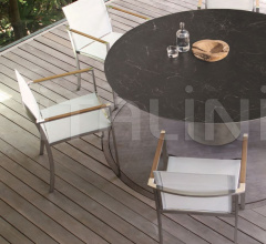 Итальянские Уличная мебель - Стул с подлокотниками O-ZON OZN 55T Итальянские Уличная мебель - Стул с подлокотниками O-ZON OZN 55T фабрика Royal Botania