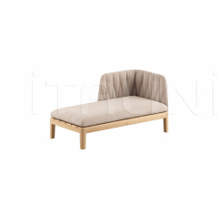 Итальянские Уличная мебель - Кушетка CALYPSO LOUNGE CLYL 140 фабрика Royal Botania