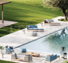 Итальянские Уличная мебель - Кушетка CALYPSO LOUNGE CLYL 210 L2/R2 фабрика Royal Botania