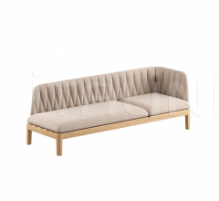 Итальянские Уличная мебель - Кушетка CALYPSO LOUNGE CLYL 210 L3/R3 фабрика Royal Botania