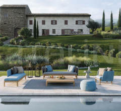 Итальянские Уличная мебель - Диван CALYPSO LOUNGE SET 07 фабрика Royal Botania