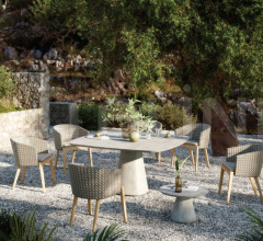 Итальянские Уличные столы - Стол обеденный CONIX CNX 150V Итальянские Уличные столы - Стол обеденный CONIX CNX 150V фабрика Royal Botania