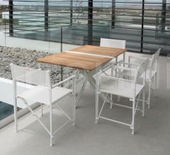 Итальянские Уличные столы - Стол обеденный TRAVERSE TRV 150F Итальянские Уличные столы - Стол обеденный TRAVERSE TRV 150F фабрика Royal Botania