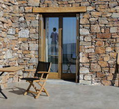 Итальянские Уличные столы - Стол обеденный TRAVERSE TRV 150F Итальянские Уличные столы - Стол обеденный TRAVERSE TRV 150F фабрика Royal Botania