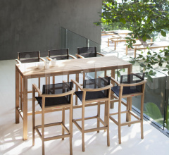 Итальянские Рестораны/Бары - Барный стол XQI XQI 200H фабрика Royal Botania