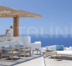 Итальянские Уличные шезлонги - Кушетка ZENHIT LOUNGE ZNTL DBR фабрика Royal Botania