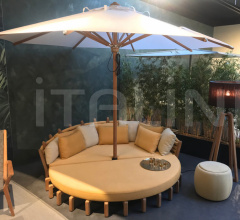 Итальянские Уличная мебель - Диван LOTUS LTS 220R фабрика Royal Botania