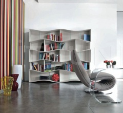 Книжный стеллаж Onda 7318/7319 фабрика Tonin Casa