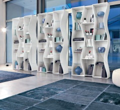 Книжный стеллаж Onda 7318/7319 фабрика Tonin Casa