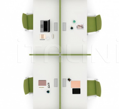 Письменный стол GLT Loopy фабрика Bralco