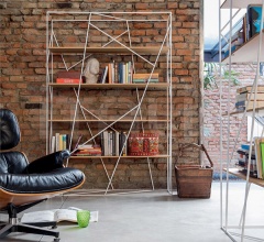 Книжный стеллаж Naviglio Книжный стеллаж Naviglio фабрика Tonin Casa