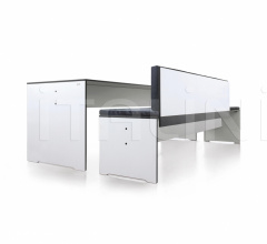Скамья RIVA Bench with Backrest фабрика Conmoto
