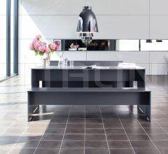 Скамья RIVA Bench with Backrest фабрика Conmoto