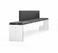 Скамья RIVA Bench with Backrest фабрика Conmoto