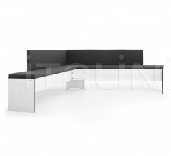 Скамья RIVA Bench with Backrest фабрика Conmoto