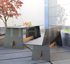 Скамья TENSION Bank mit Rückenlehne фабрика Conmoto