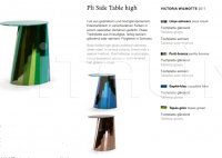Столик Pli Side Table High ClassiCon