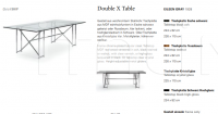 Стол обеденный Double X Table ClassiCon
