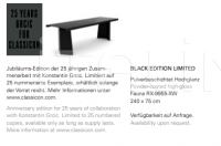 Стол обеденный Pallas Table Black Edition ClassiCon