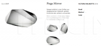 Настенное зеркало Piega Mirror Objects Medium ClassiCon