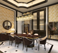 Итальянские Столы для конференц зала - Стол обеденный Dawson Итальянские Столы для конференц зала - Стол обеденный Dawson фабрика Cafedesart by Bianchini