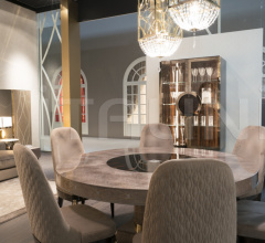 Стол обеденный Solaris Round фабрика Cafedesart by Bianchini