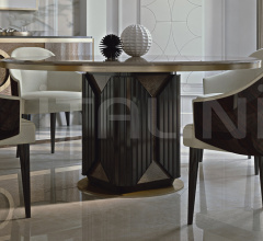 Стол обеденный Dawson Round фабрика Cafedesart by Bianchini