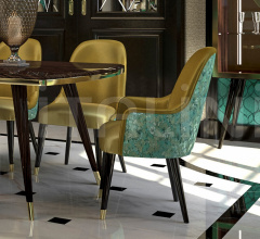 Стул с подлокотниками Gwenda Armchair фабрика Cafedesart by Bianchini