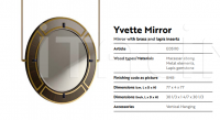 Настенное зеркало Yvette Mirror Cafedesart by Bianchini