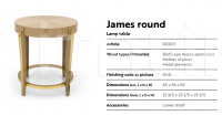 Столик James round Cafedesart by Bianchini