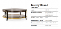 Кофейный столик Jeremy Round Cafedesart by Bianchini