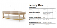 Кофейный столик Jeremy Oval Cafedesart by Bianchini