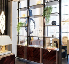 Итальянские Стеллажи - Этажерка Helen Bookcase фабрика Cafedesart by Bianchini