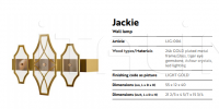 Настенный светильник Jackie Cafedesart by Bianchini