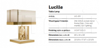 Настольный светильник Lucille Cafedesart by Bianchini