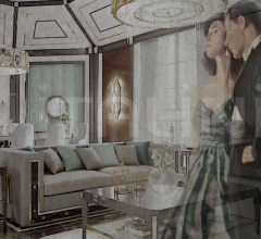 Итальянские Свет - Настенный светильник Jacqueline фабрика Cafedesart by Bianchini