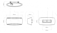 Настенный светильник Aria 370 Astro Lighting