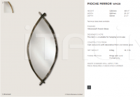 Настенное зеркало PIOCHE MIRROR Porta Romana