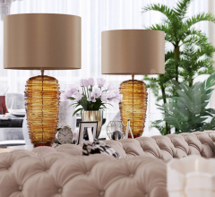 Настольный светильник THREAD LAMP Настольный светильник THREAD LAMP фабрика Porta Romana
