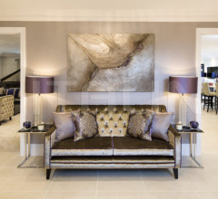 Настольный светильник CRYSTAL STRATA COLUMN LAMP Настольный светильник CRYSTAL STRATA COLUMN LAMP фабрика Porta Romana