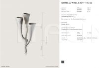 Настенный светильник OPHELIA WALL LIGHT Porta Romana