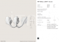Настенный светильник PIP WALL LIGHT Porta Romana