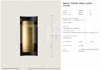 Настенный светильник SMALL COVEX WALL LIGHT Porta Romana