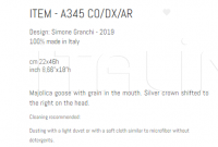 Интерьерная декорация A345 CO/DX/AR Sigma L2
