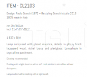 Настольный светильник CL2103 Sigma L2