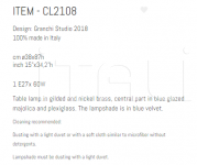 Настольный светильник CL2108 Sigma L2