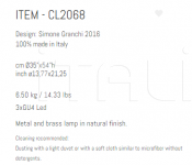 Настольный светильник CL2068 Sigma L2