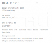 Настольный светильник CL1710 Sigma L2