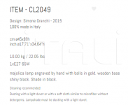Настольный светильник CL2049 Sigma L2